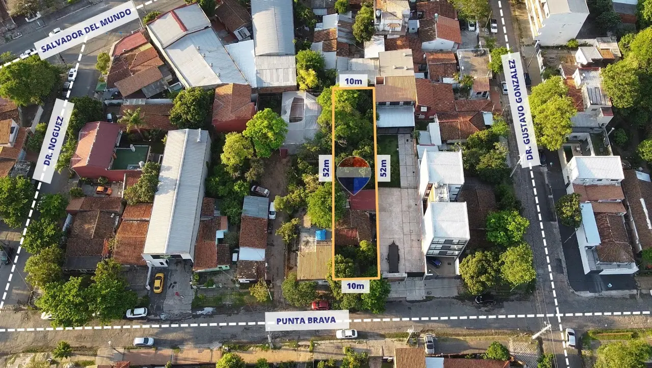 Terreno en venta en Asunción – Barrio Salvador del Mundo
