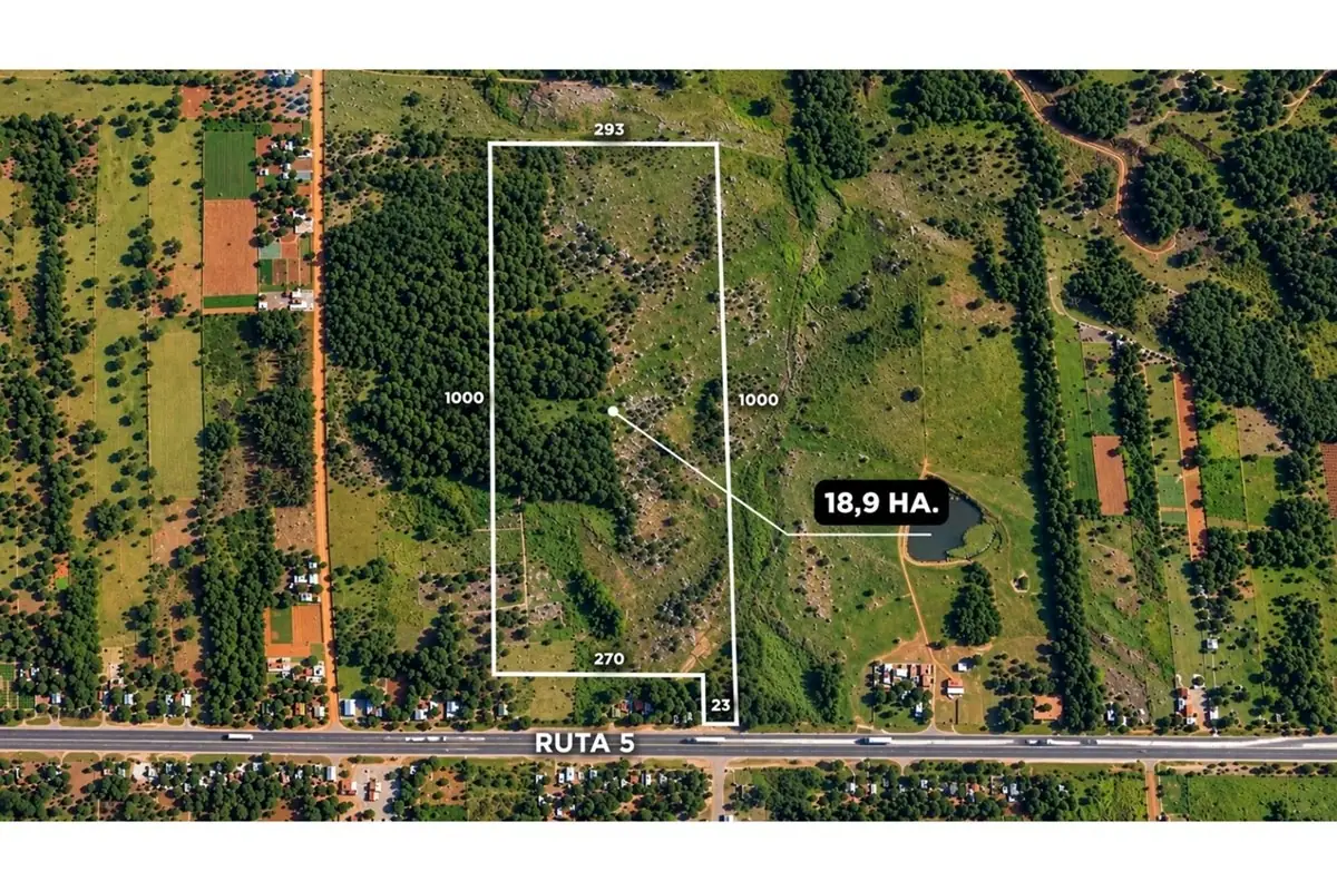 Vendo Amplio Terreno de 19 Hectáreas en Concepción, Yby Yaú