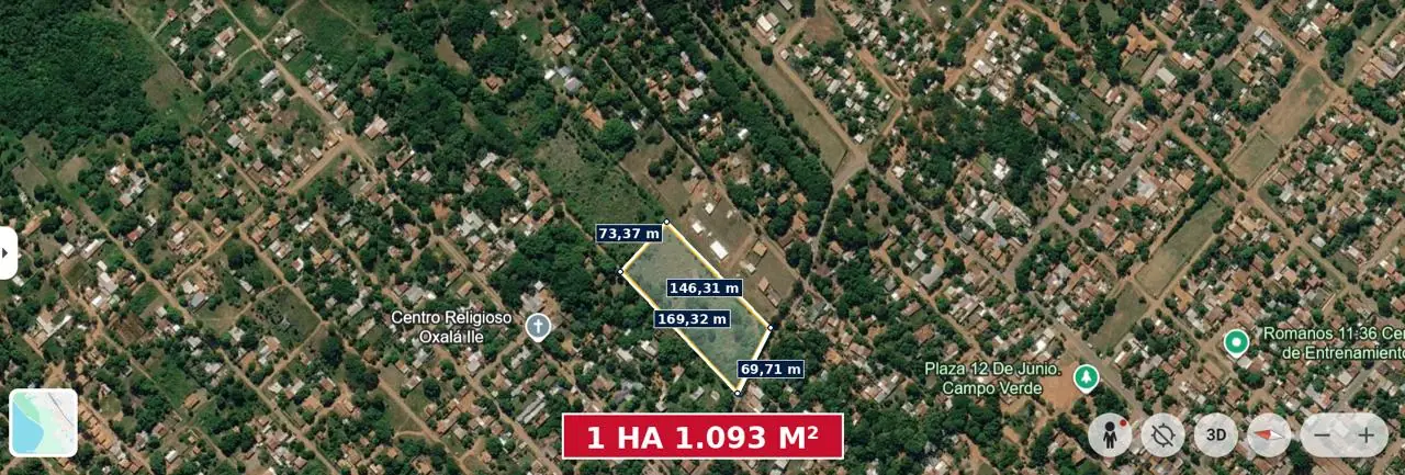 Vendo 1 Hectárea Capiatá Ruta 2, Esquina Sobre Asfalto