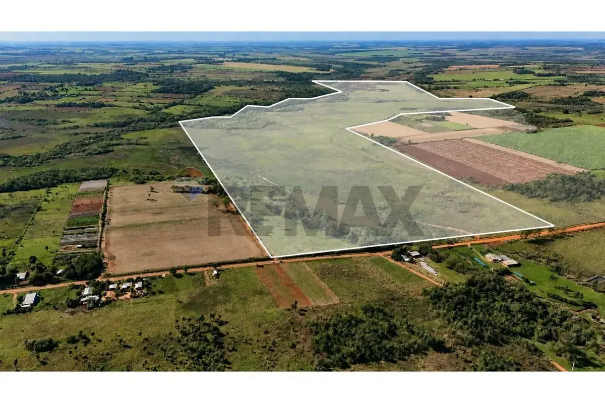 AMPLIO TERRENO DE 145 HECTÁREAS EN CAAGUAZÚ EN VENTA