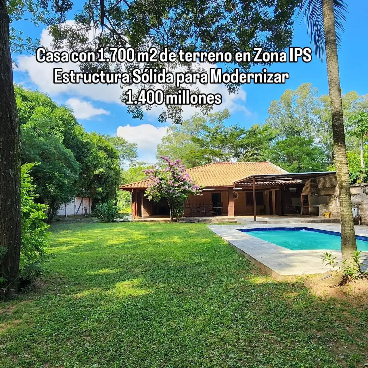Exclusiva Oportunidad: Impresionante Casa en San Bernardino con 1.700 m² de Terreno, Lista para Ser Tuya.