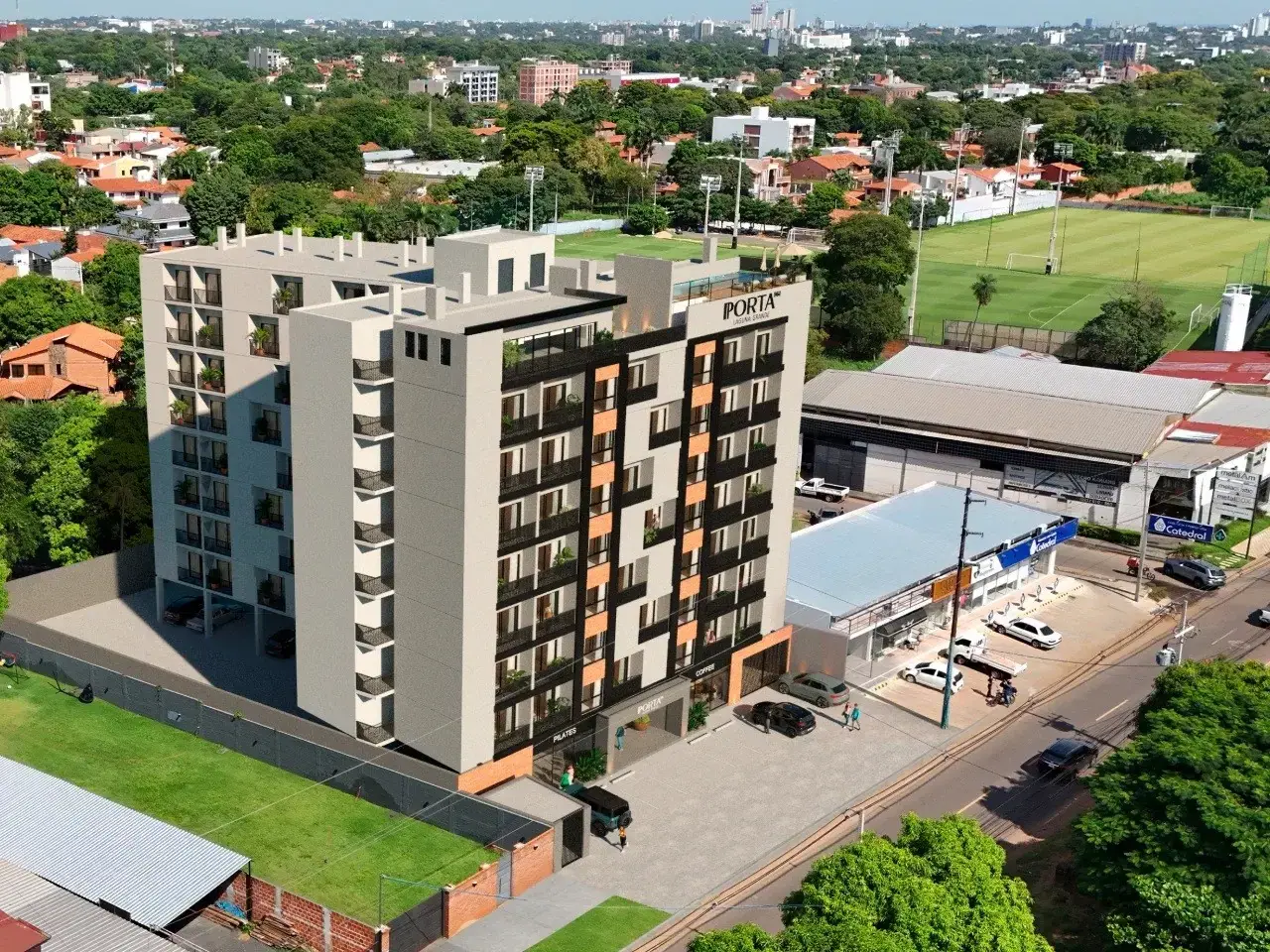 Dpto Monoambiente 30 m² con Balcon - Laguna Grande - Shopping Pinedo