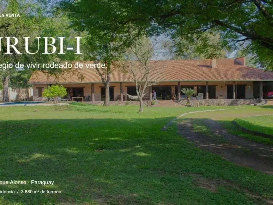 VENDO CASA QUINTA EN SURUBI-I MARIANO ROQUE ALONSO