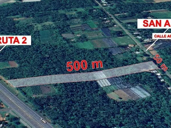 ???? TERRENO SOBRE RUTA EN VENTA – CORONEL OVIEDO ????
