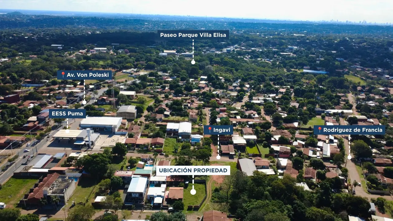 VENTA TERRENO VILLA ELISA