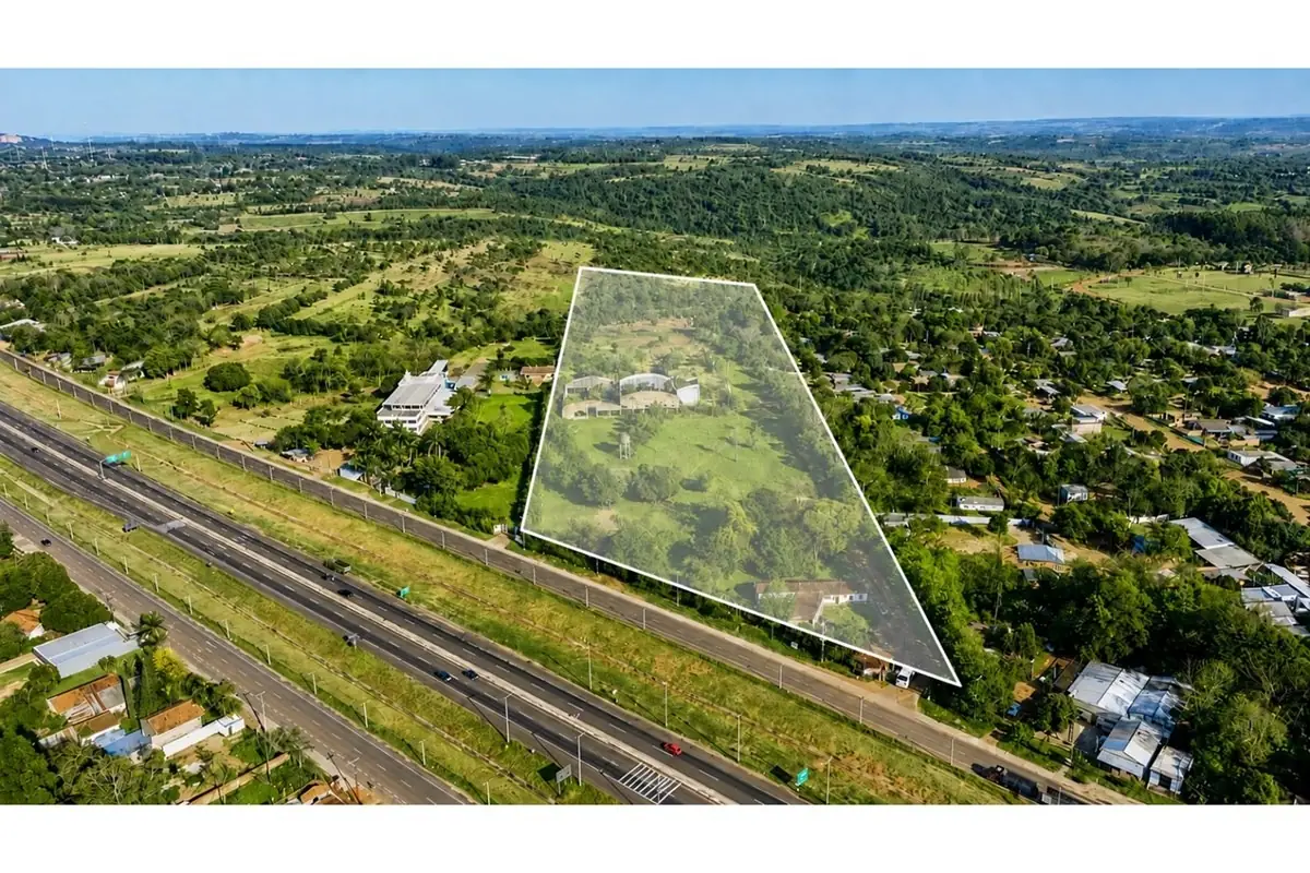 VENDO 11,6 HECTÁREAS EN CAAGUAZÚ - EX PARQUE INDUSTRIAL